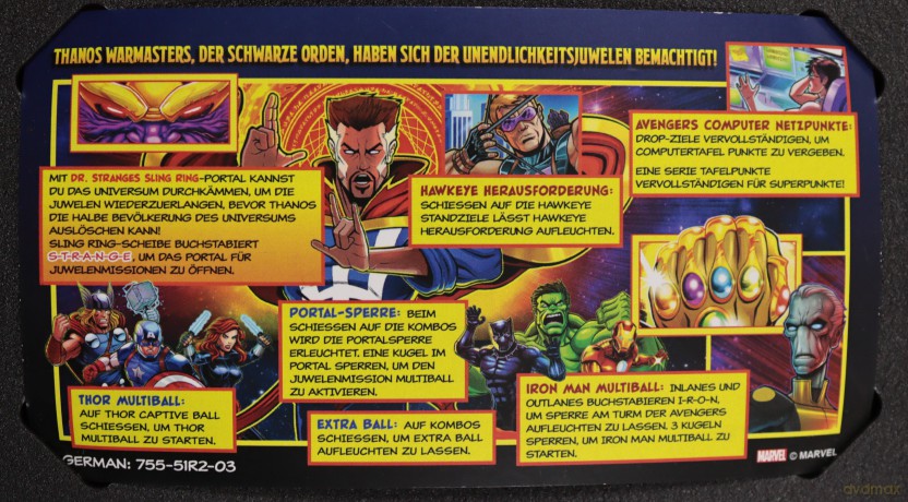 Avengers The Infinity Quest Premium Flipper