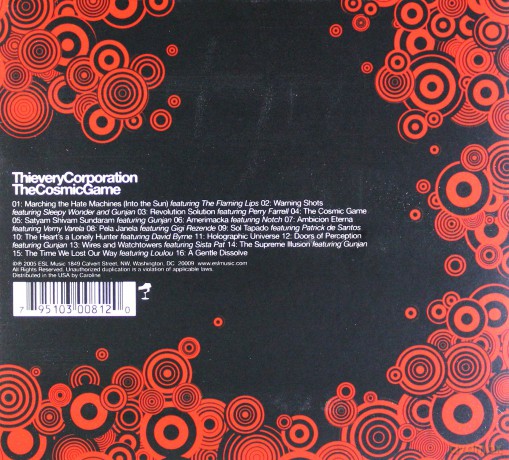 Thievery Corporation: Cosmic Game (digipack) [CD]