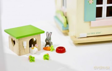 (Bundle)Le Toy Van - Dollhouse Pet Set, Bunny and Guinea (LME045)