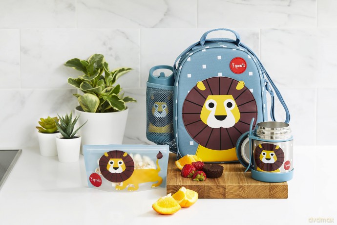 3 Sprouts - Lunch Bag - Blue Lion