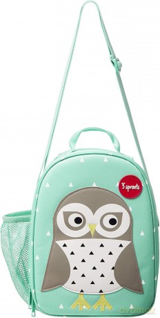 3 Sprouts - Lunch Bag - Mint Owl