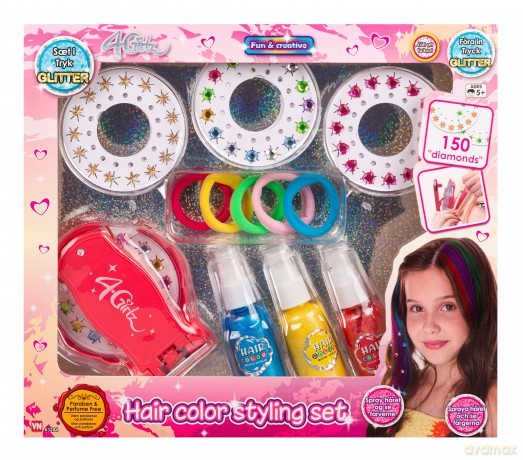 4-Girlz - Hair decoration set w/spray (63244)