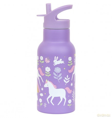A little lovely company - Stainless steel drinking bottle - Unicorn dreams (DBSSUD77)