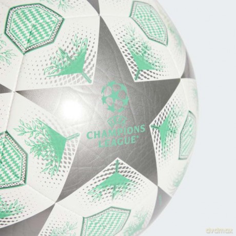 Adidas - UEFA Champions League Football Size 5 - Silver/green