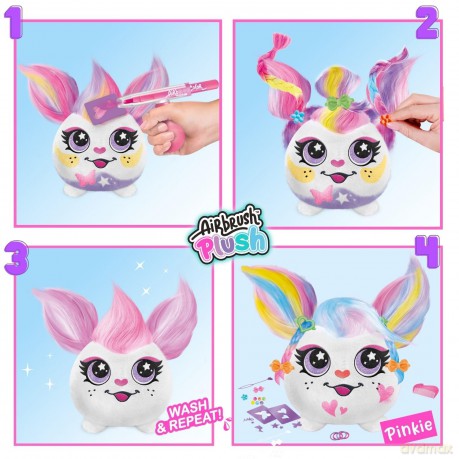 Airbrush Plush - Hair'iffic 10cm Mini 1 Pack Assorted (11038)