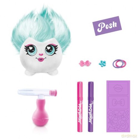 Airbrush Plush - Hair'iffic 10cm Mini 1 Pack Assorted (11038)