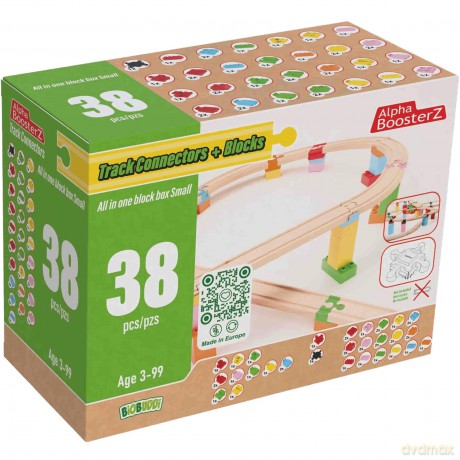Alpha Boosterz -Track Connectors - All in one block box Small (210-20240408)