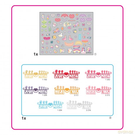 Aquabeads - Nail Studio Theme Refill - (35059)