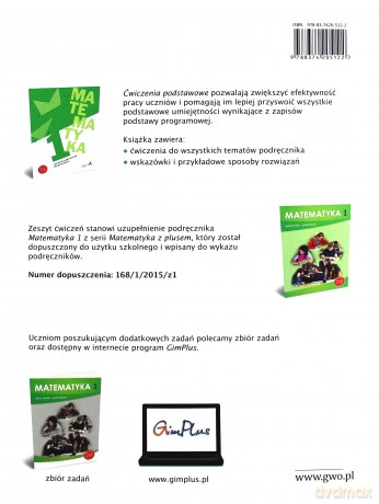 Matematyka GIM 1 Ćwiczenia podstawowe [KSIĄŻKA]