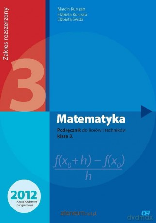 Matematyka LO 3 podr. ZR NPP w.2014 OE [KSIĄŻKA]