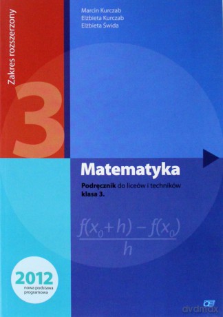 Matematyka LO 3 podr. ZR NPP w.2014 OE [KSIĄŻKA]