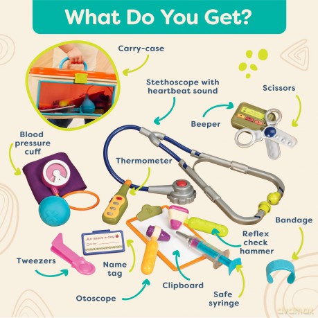 B Toys - Wee MD - Doctor Bag (701230)