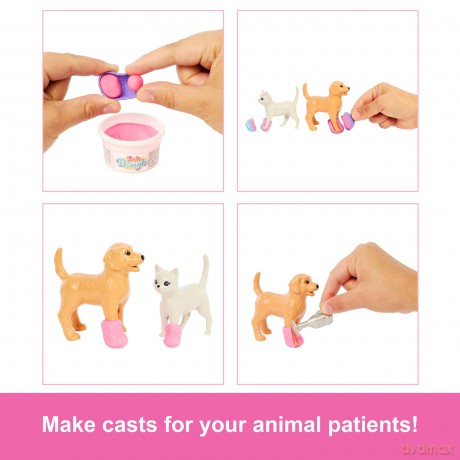 Barbie - Fast Cast Pet Vet Clinic (JFX93)