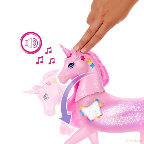 Barbie - Lights & Sounds Unicorn (JCP78)