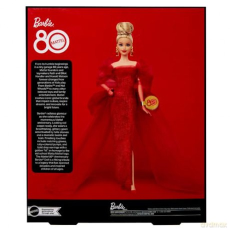 Barbie - Mattel 80th Anniversary Doll (JBJ17)