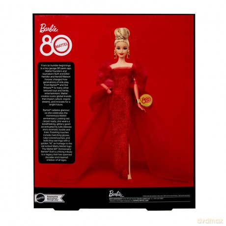 Barbie - Mattel 80th Anniversary Doll (JBJ17)