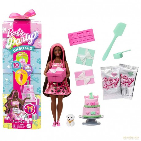 Barbie - Party Unboxed Black Doll (JFG71)
