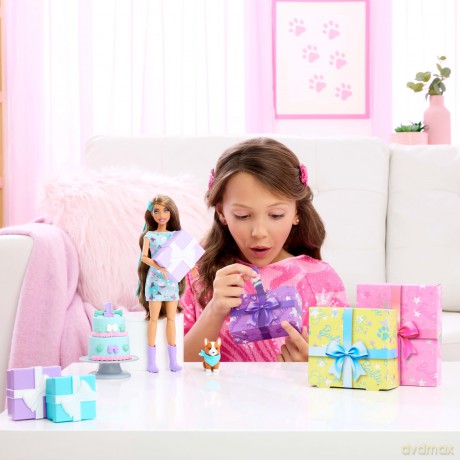 Barbie - Party Unboxed Brunette Doll (JFG72)