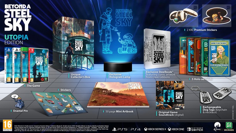 Beyond a Steel Sky Utopia Edition