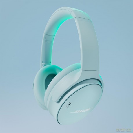 Bose - QuietComfort ANC Bluetooth Over-Ear Headphones - Blue