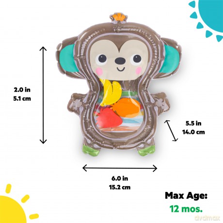 Bright Starts - Hungry Monkeyâ˘ Tummy Time Water Mat - (BS-16755)