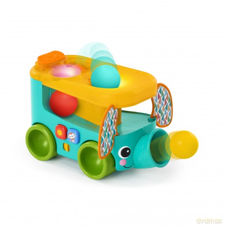 Bright Starts - Pop & Roll Safari Busâ˘ Ball Play Toy - (BS-16827)