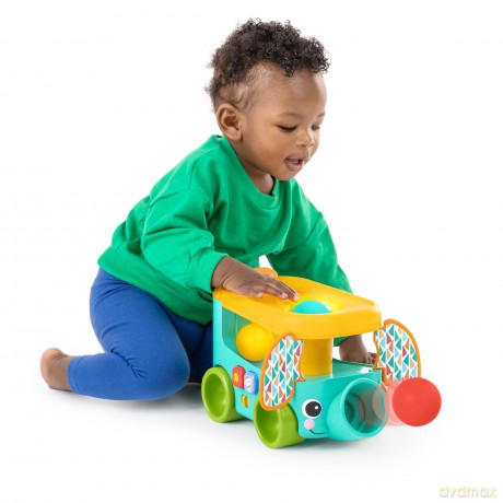 Bright Starts - Pop & Roll Safari Busâ˘ Ball Play Toy - (BS-16827)