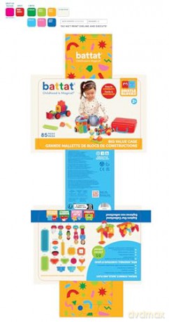 Bristle Blocks - 85 in Big Value Case (703101)