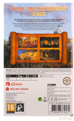 Broken Sword - Shadow of the Templars: Reforged [GRA SWITCH]