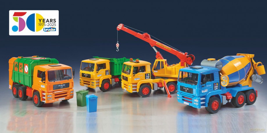 Bruder - MAN TGA Kipp-LKW mit Kippmulde (01066)