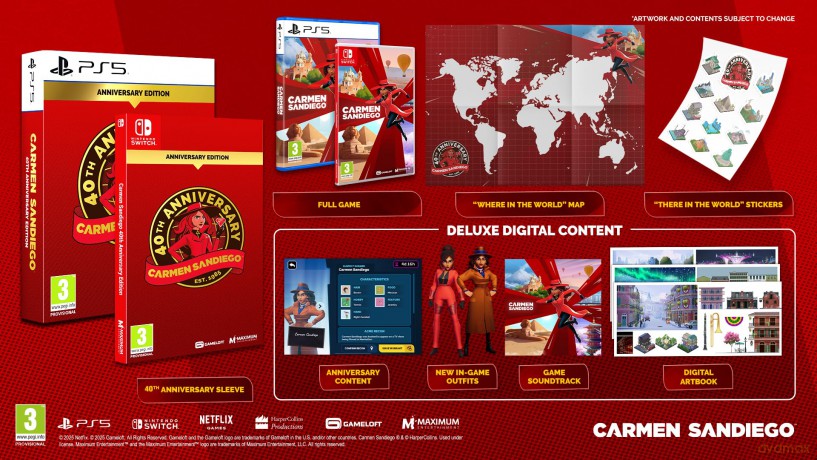 Carmen Sandiego 40th Anniversary Edition