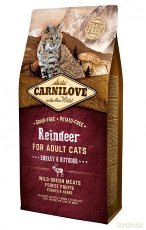 Carnilove - Cat Reindeer Energy&Outdoor 6kg