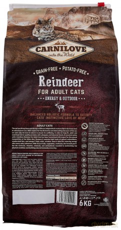 Carnilove - Cat Reindeer Energy&Outdoor 6kg