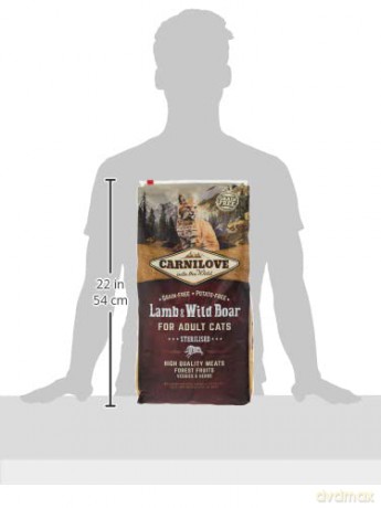 Carnilove - Catfood Lamb&Wild Boar Sterilised 6kg (110-170205)