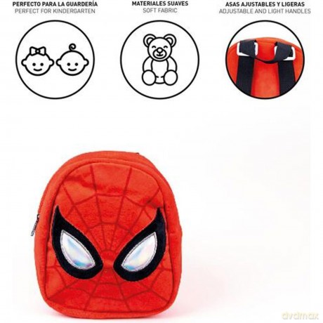 Cerda - Backpack Kindergarten Character Plush - Spiderman