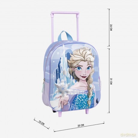 Cerda - Kids Backpack Trolley 3D - Frozen