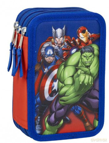 Cerda - Pencil Case with Accessories, Avengers (I-2700001258)