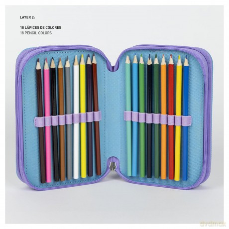 Cerda - Pencil Case with Accessories, Frozen (I-2700001296)