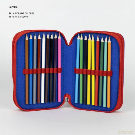 Cerda - Pencil Case with Accessories, Sonic Prime (I-2700001259)