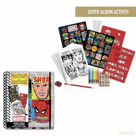 Cerda - Super Activity Album Colourful, Marvel (I-2700000851)