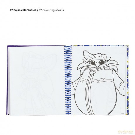 Cerda - Super Activity Album Colourful, Sonic Prime (I-2700000853)