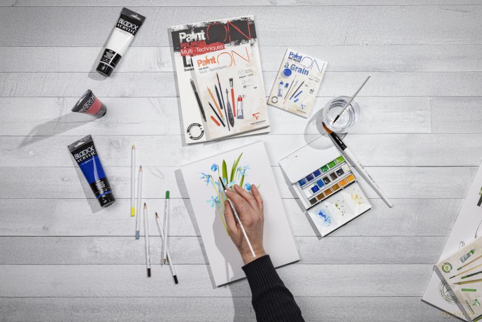Clairefontaine - Recycled PaintON Pad - White - A4