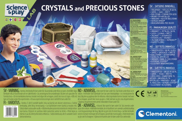 Clementoni - Crystals and Precious Stones - (I-78825)