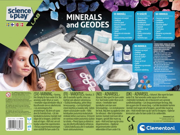 Clementoni - Minerals and Geodes - (I-78828)