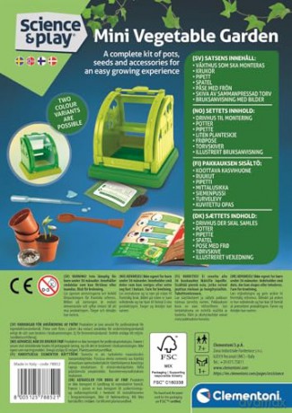 Clementoni - Mini Greenhouse - (I-78852)