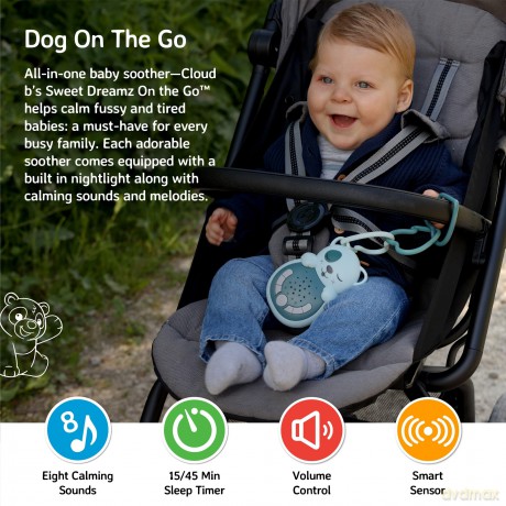 Cloud B - Sweet Dreamz On the Go Dog - (CB7671-DG)