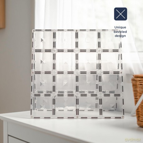 Connetix - Base Plate - Clear - 2 Pieces (CT-C-00002-BP)