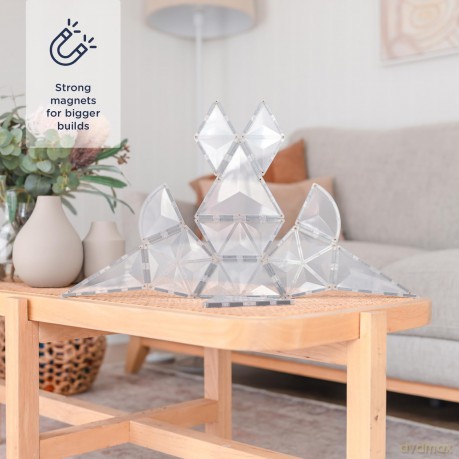 Connetix - Clear Shape Expansion Pack 24 Pieces - (CT-C-00024-SH)