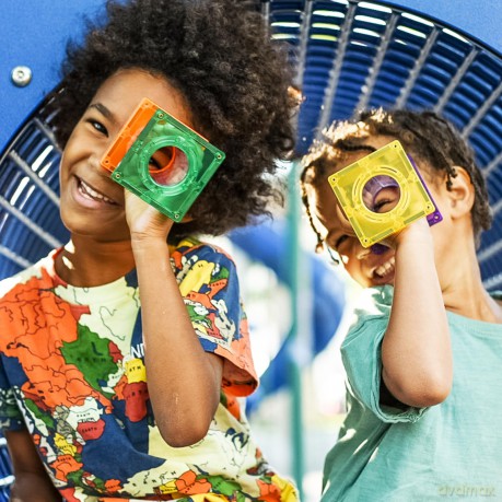 Connetix - Rainbow Ball Run Pack 92 Pieces - (CT-R-00092-BR)