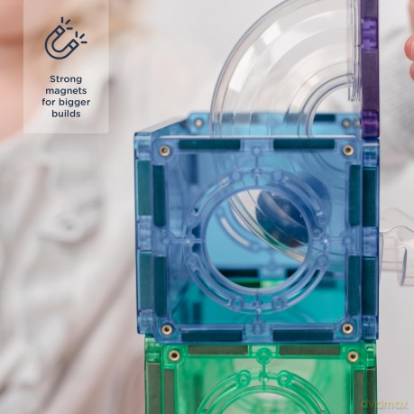 Connetix - Rainbow Ball Run Pack 92 Pieces - (CT-R-00092-BR)